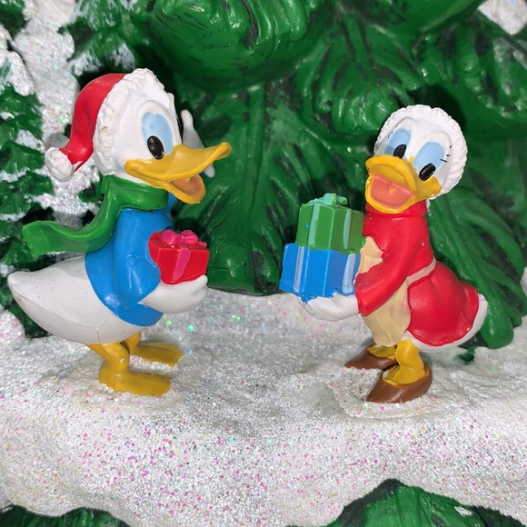 Disney Animated Christmas Tree w/ Music & Rotating Trays Hand Crafted & Painted - Picture 12 of 17